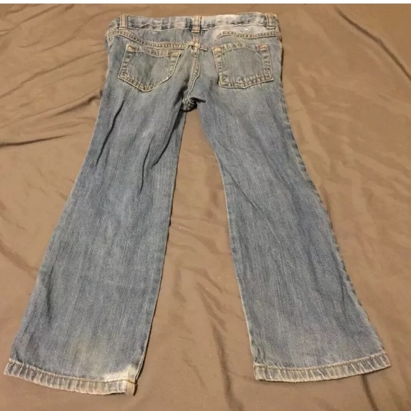 Girls size 4t crazy 8 jeans with long sleeve shirt - Picture 7 of 8